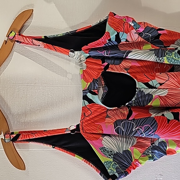 ROATAN SWIMWEAR MULTI-COLORED ONE PIECE SIZE 4X - Picture 9 of 10